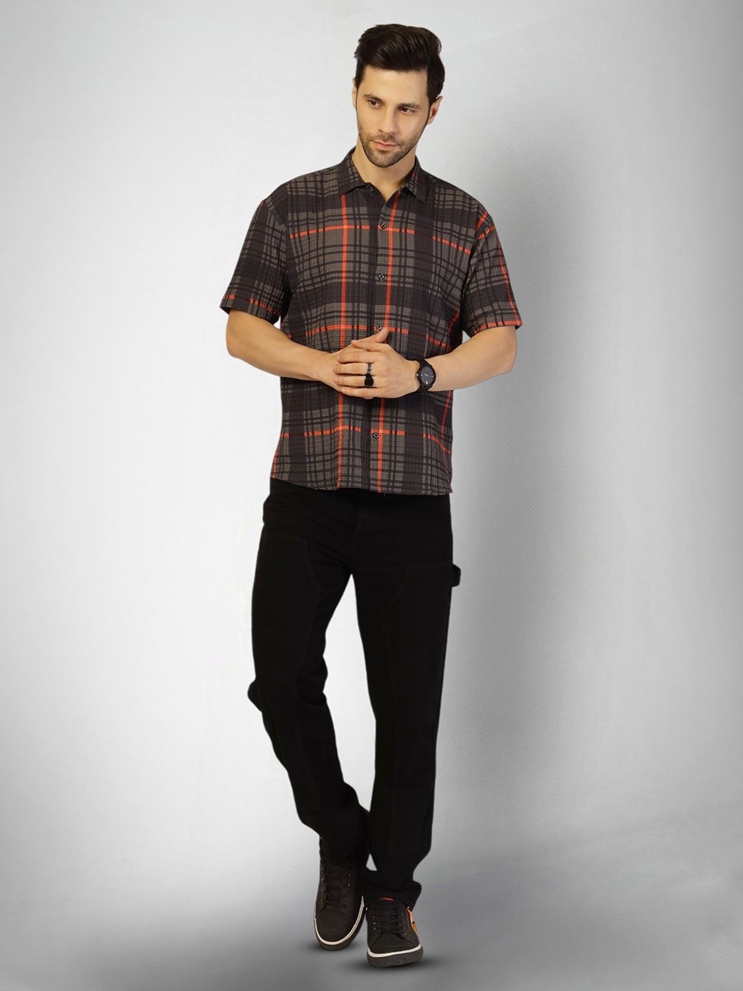 

Moda Rapido Men Original Opaque Printed Casual Shirt, Multi