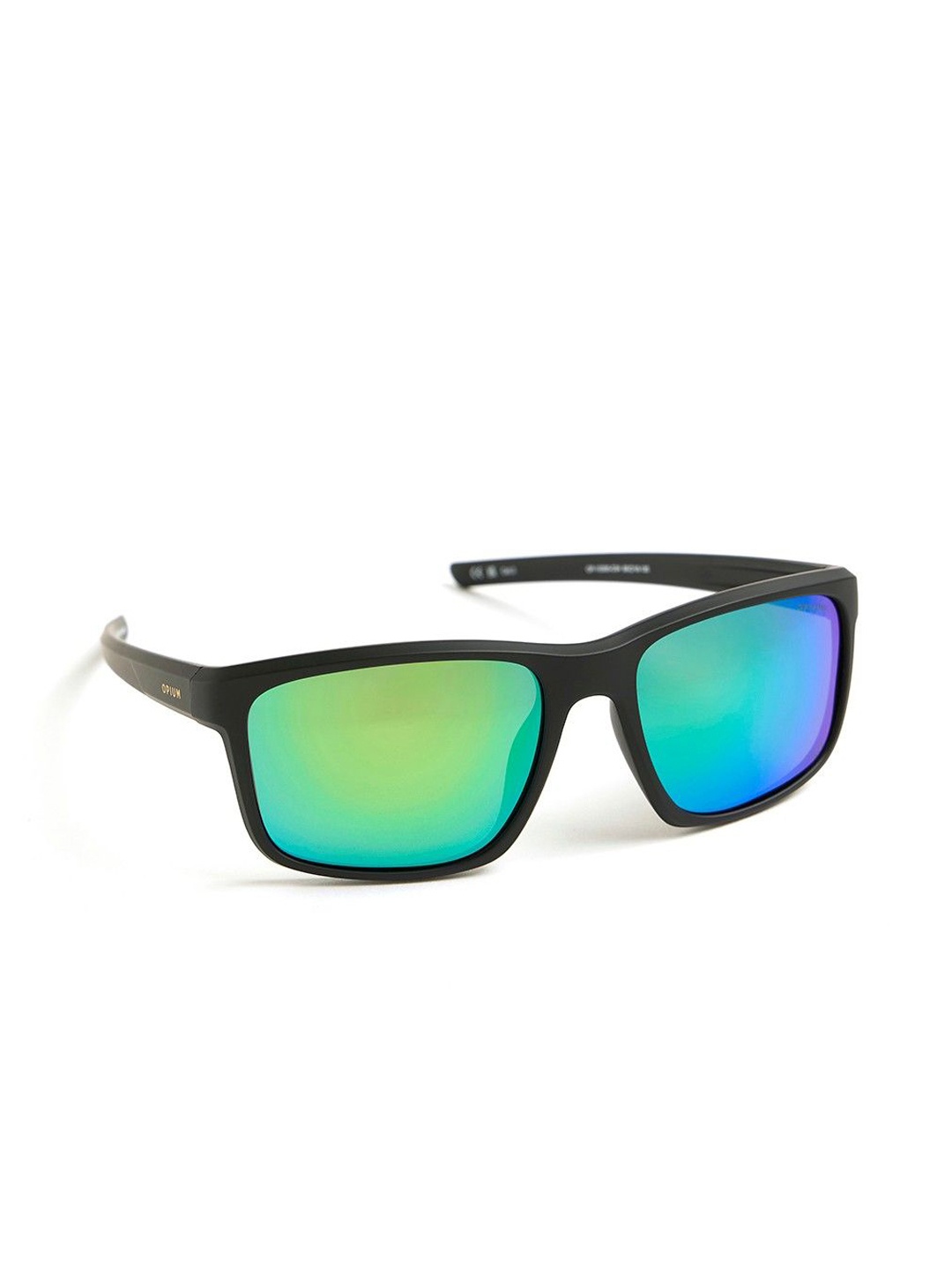 

OPIUM Men Sports Sunglasses with Polarised and UV Protected Lens, Green
