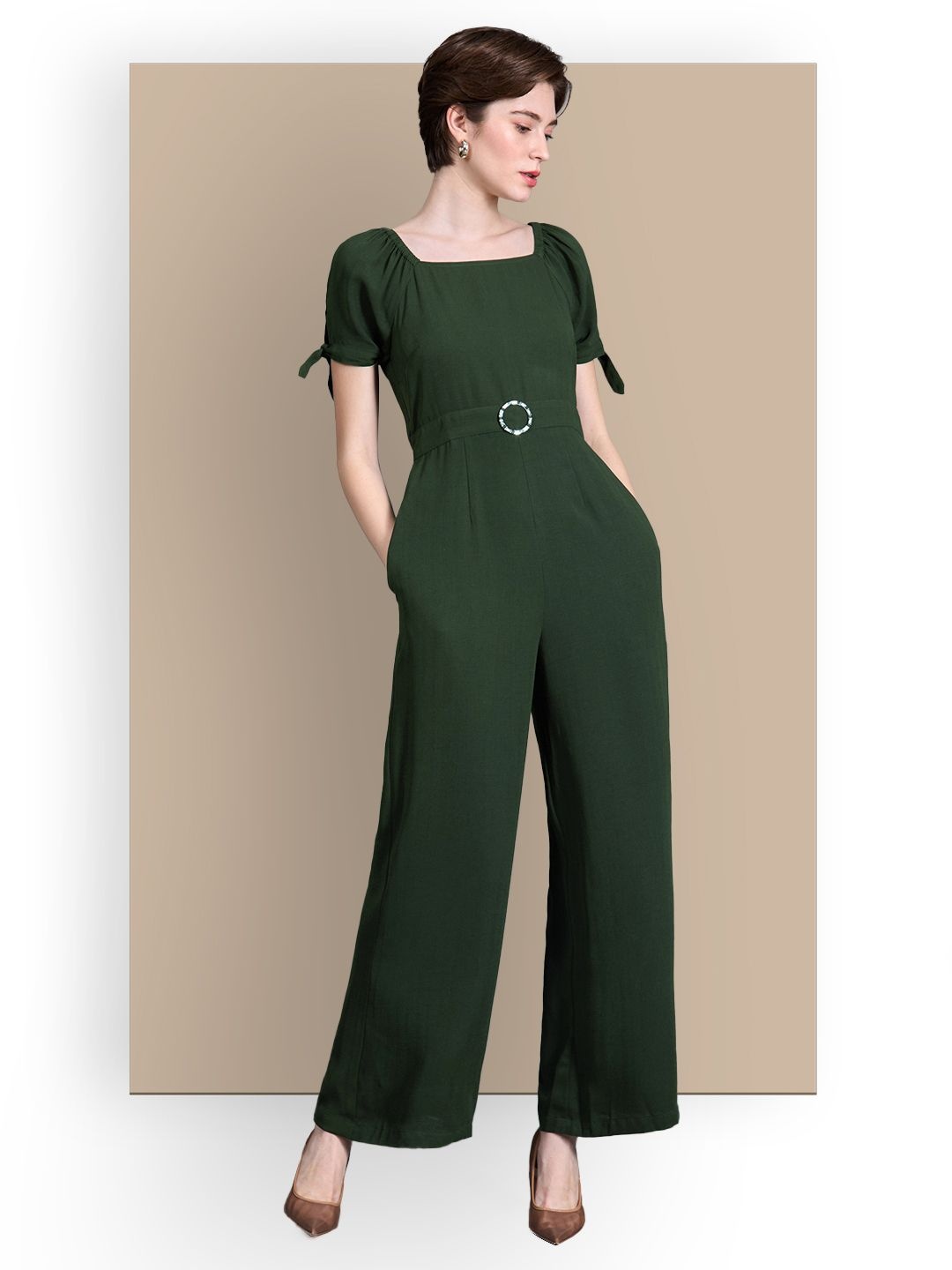 

Chemistry Basic Jumpsuit, Green