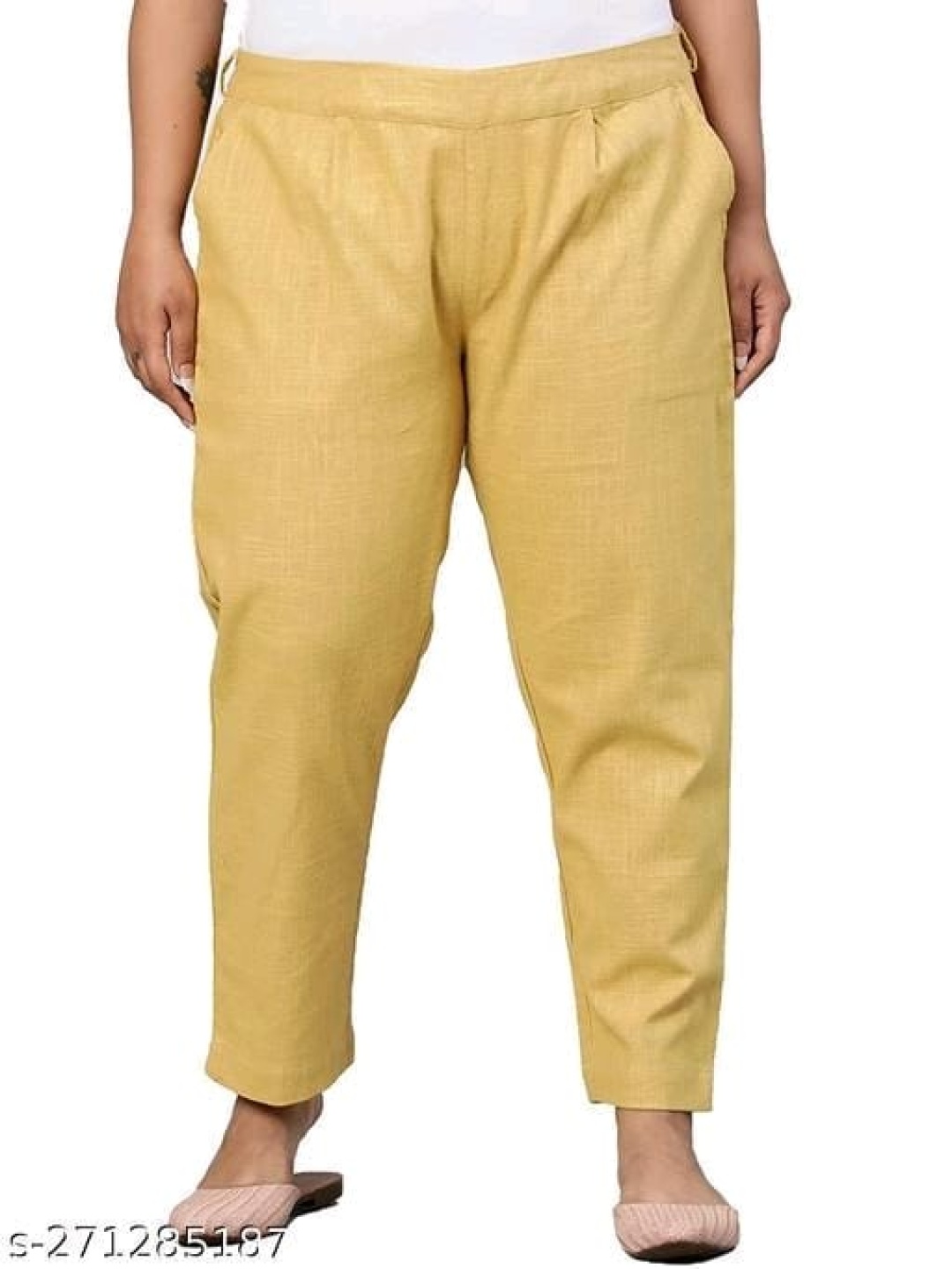 

OUTER WEAR AYAM EXPORTS Women Trousers, Beige