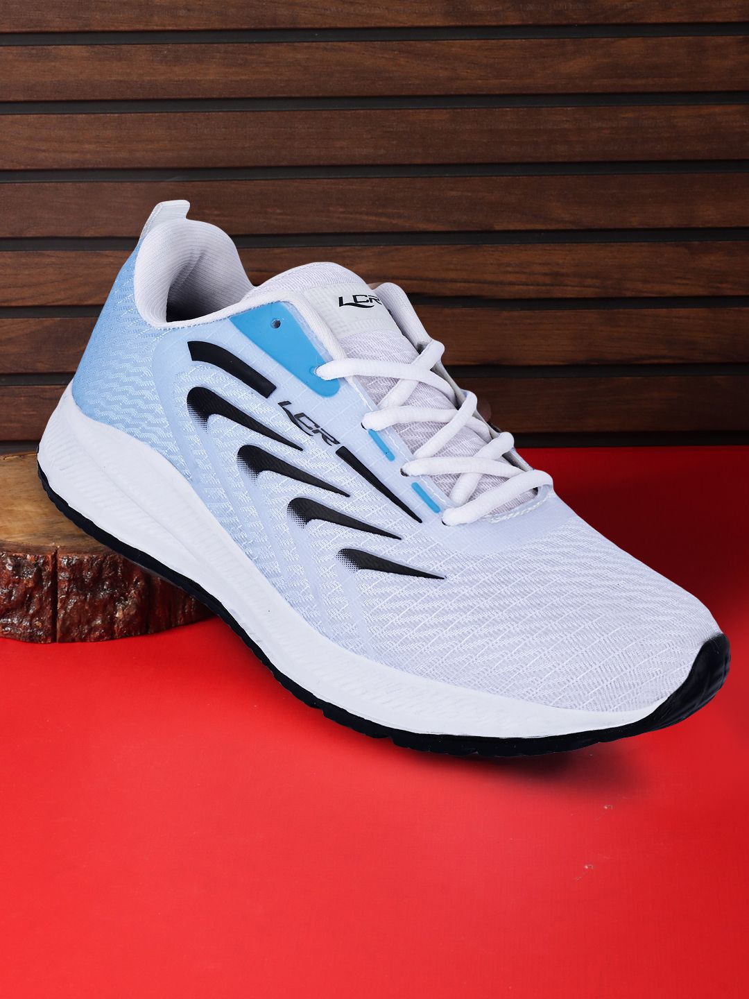 

Lancer Men Textile Running Shoes, White