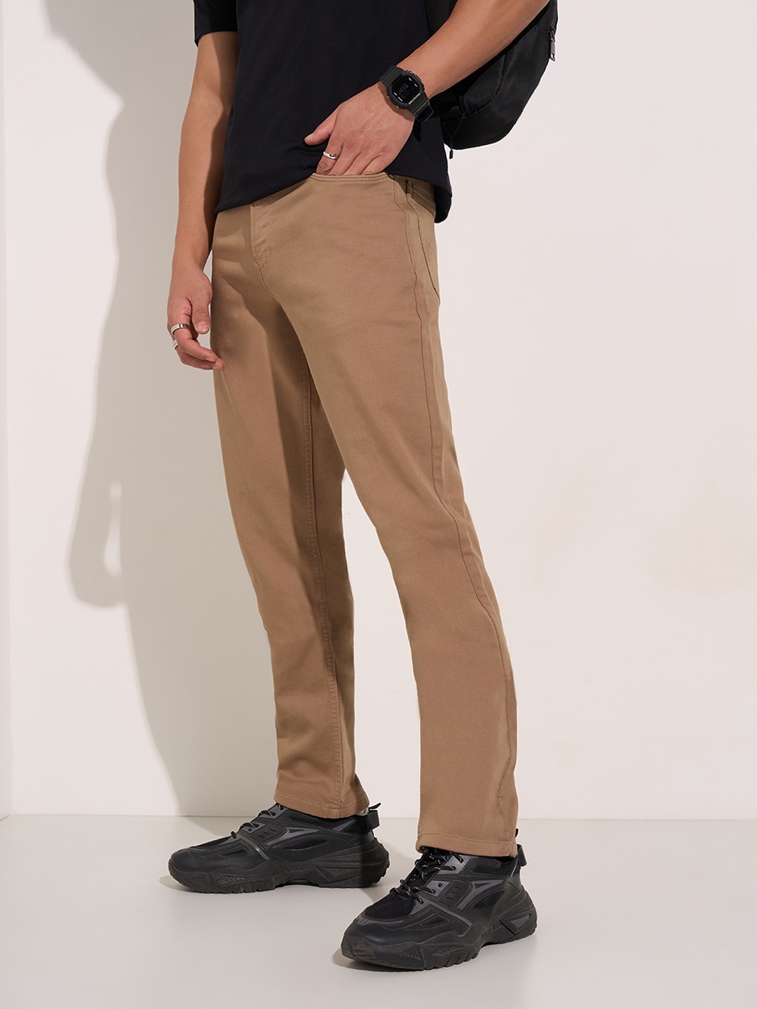 

SF JEANS by Pantaloons Men Slim Fit Jeans, Beige