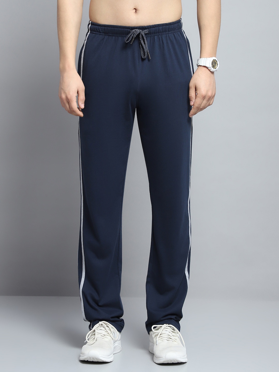 

Monte Carlo Men Regular-Fit Track Pants, Navy blue