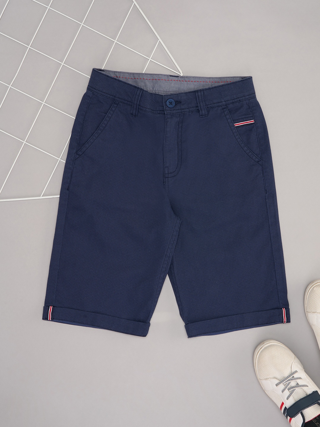 

Pantaloons Junior Boys Fashion Shorts, Navy blue