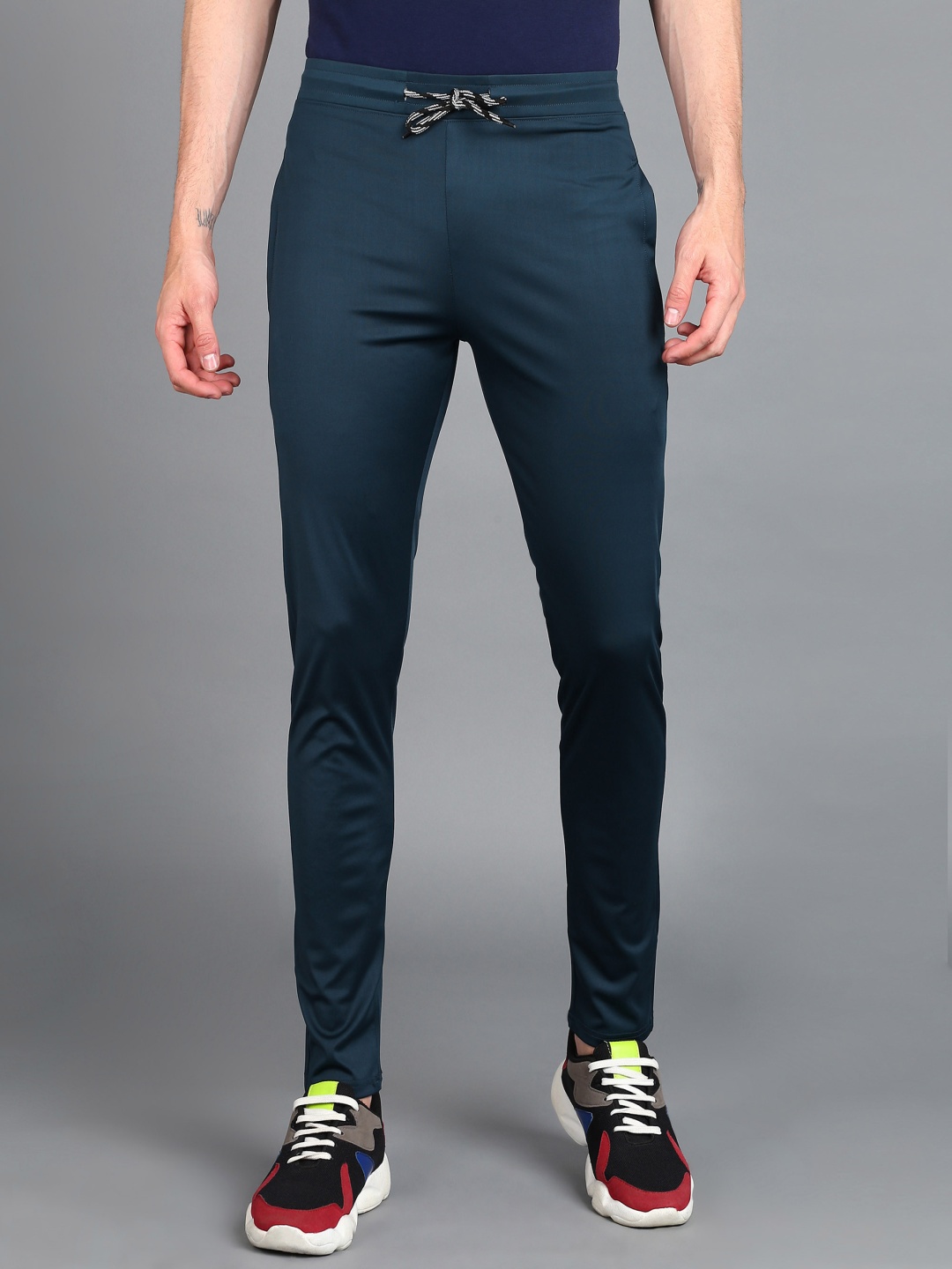 

Moda Rapido Men Slim Fit Stretchable Gym Track Pant, Black