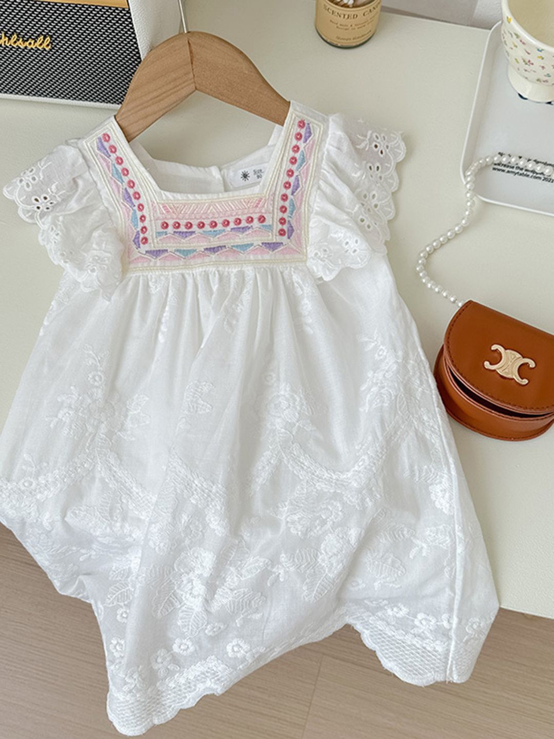 

YK Fit & Flare Dress, White