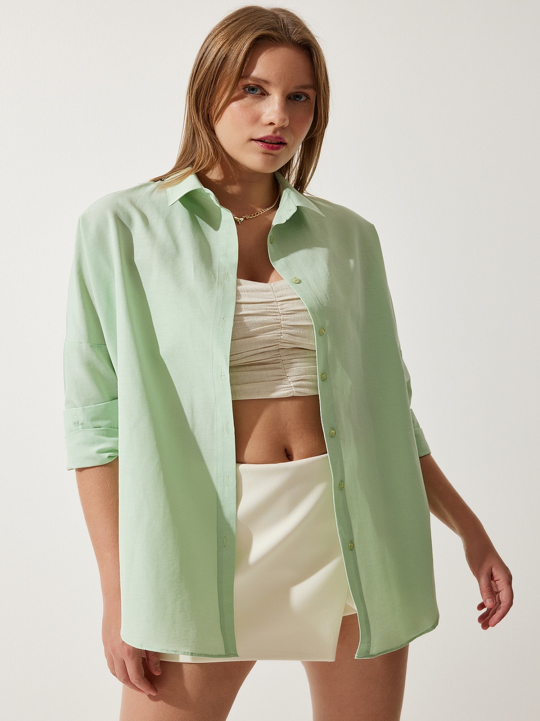 

Happiness istanbul Women Opaque Casual Shirt, Na