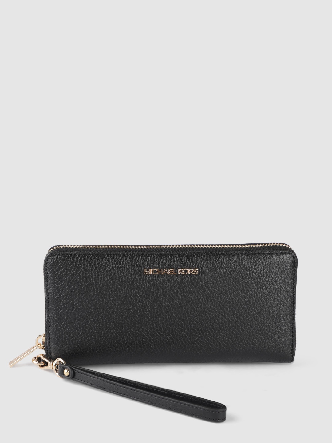 

Michael Kors Women Leather Zip Around Wallet, Black
