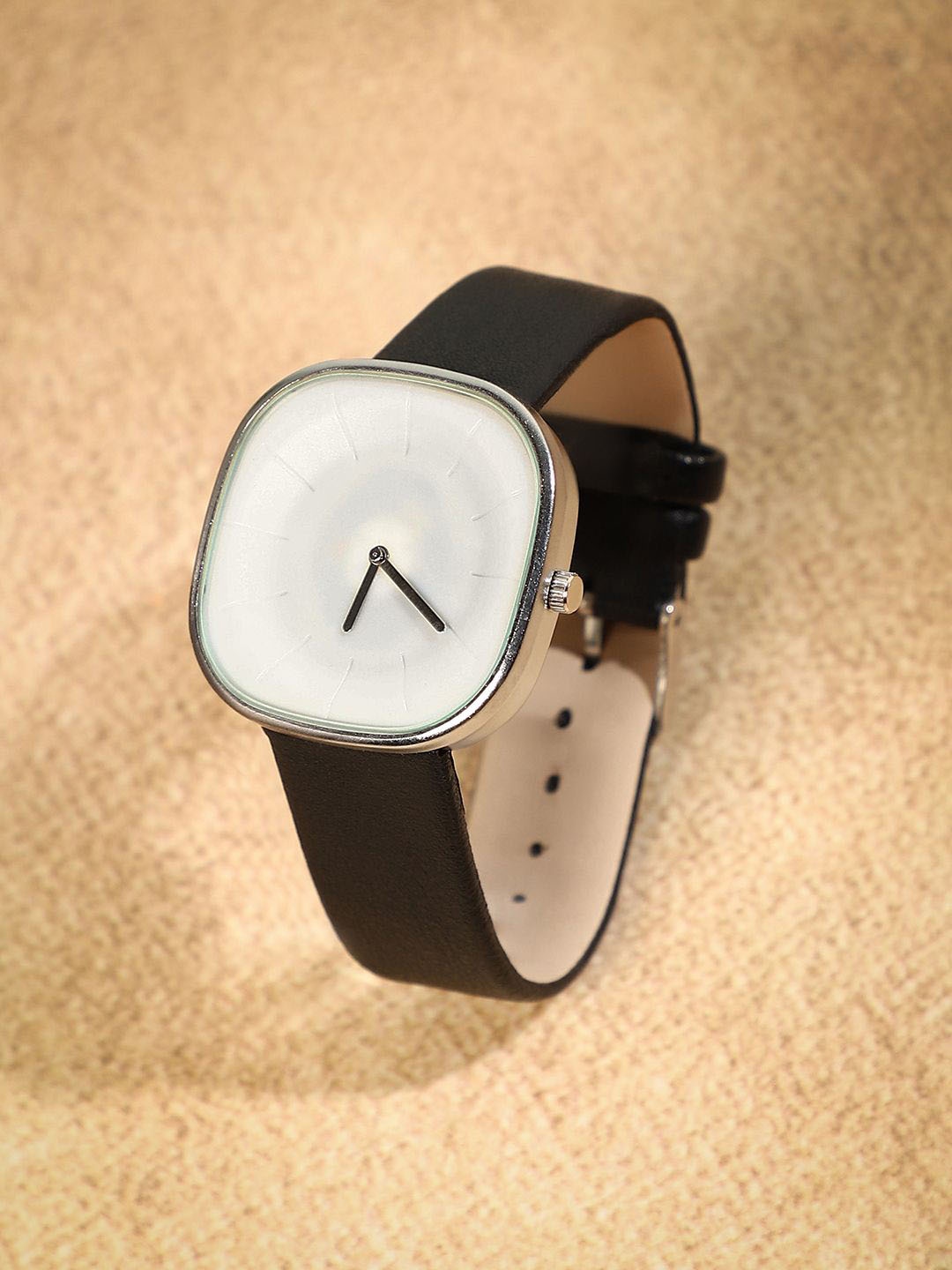 

French Accent Men Dial & Straps Analogue Watch SW25_FAWC1003, Black