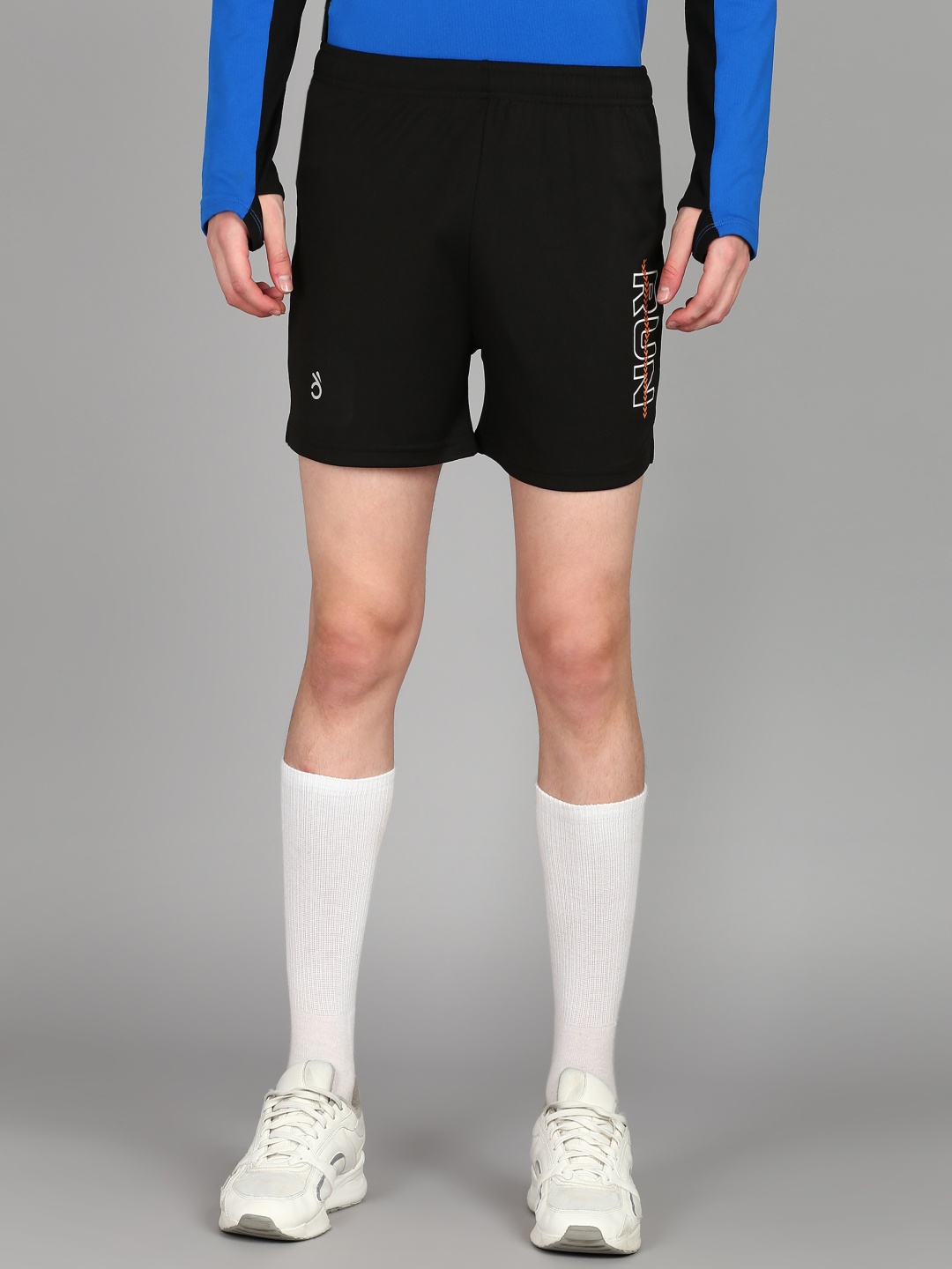 

Moda Rapido Men Running Sports Shorts, Black