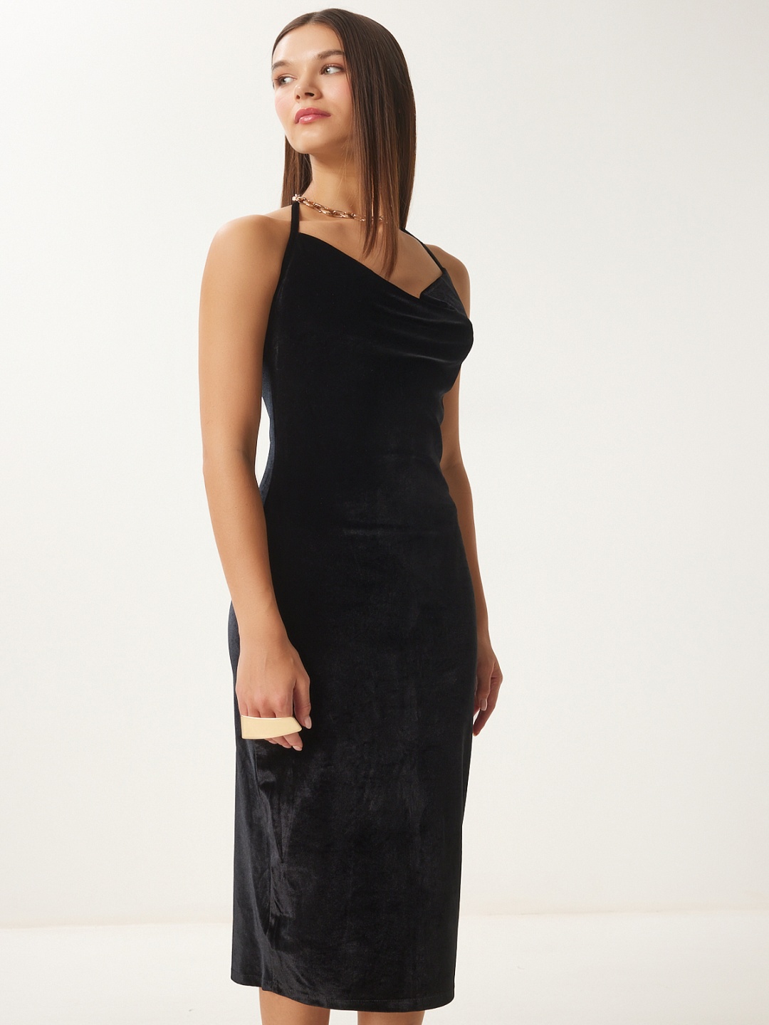 

Happiness istanbul Sheath Midi Dress, Na