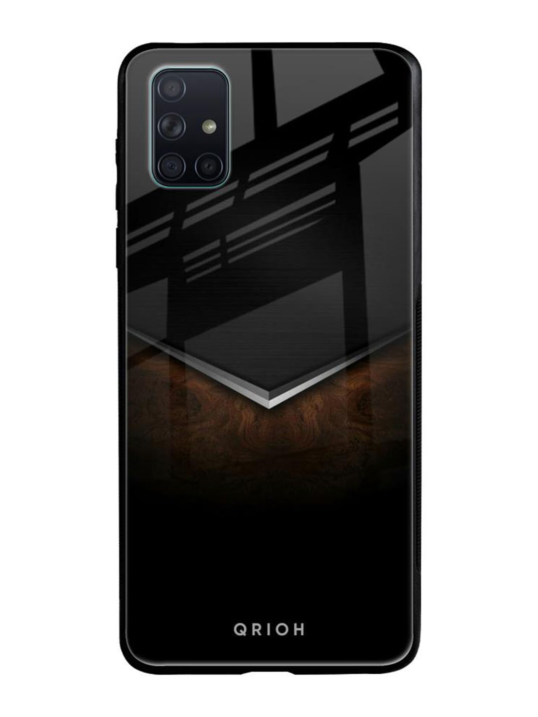 

QRIOH Quirky Printed Samsung Galaxy A51 Back Case Mobile Accessories, Grey