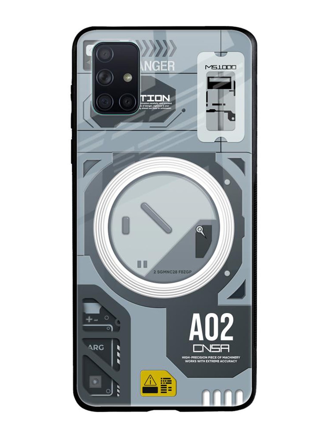 

QRIOH Typography Printed Samsung Galaxy A51 Back Case Mobile Accessories, Grey