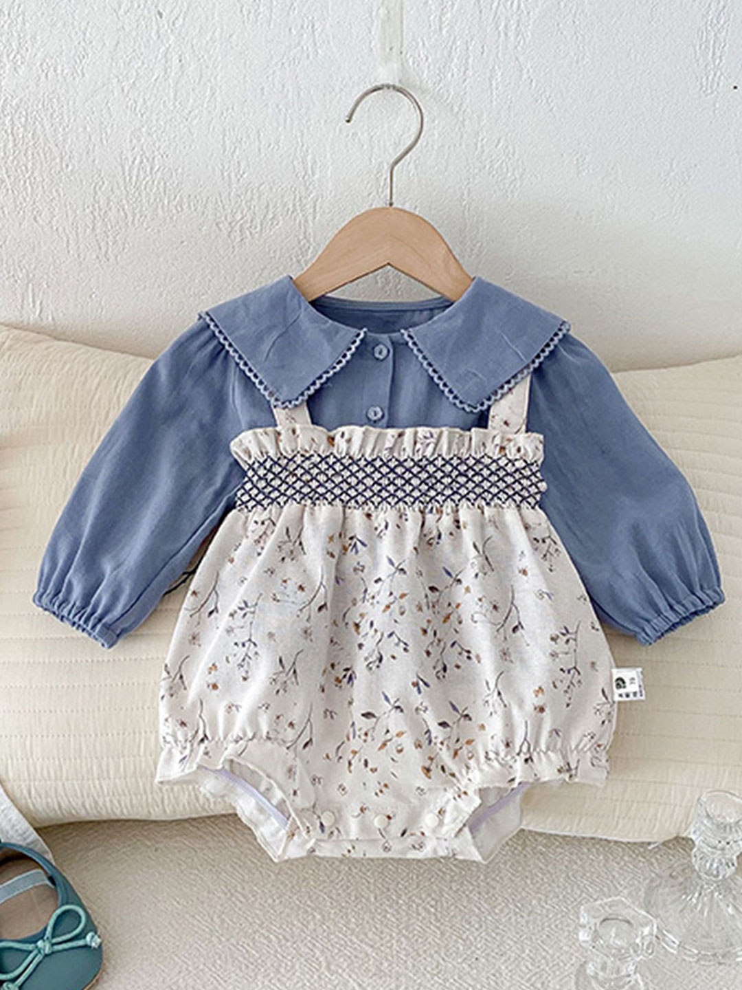 

LULU & SKY Girls Top with Shorts, Blue