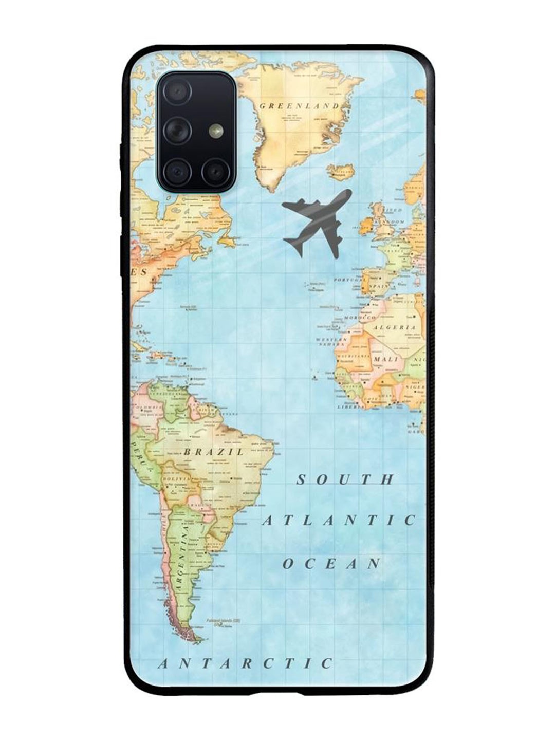 

QRIOH Typography Printed Samsung Galaxy A51 Back Case Mobile Accessories, Blue