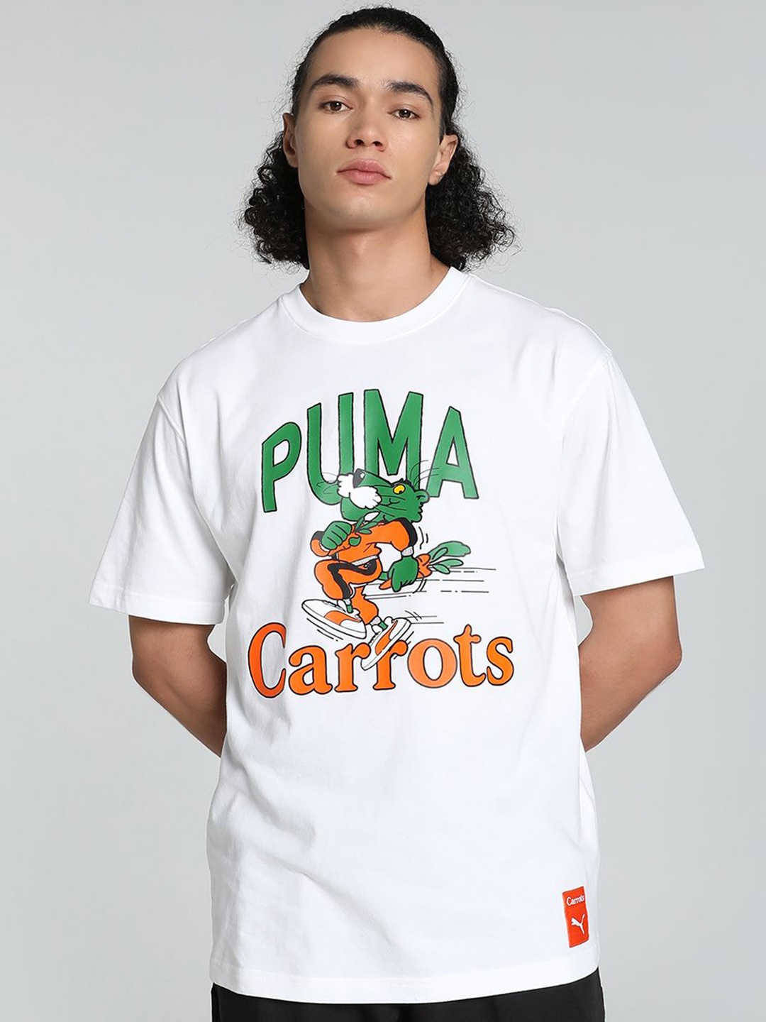 

Puma x Carrots Relaxed Fit Graphic Tee, White