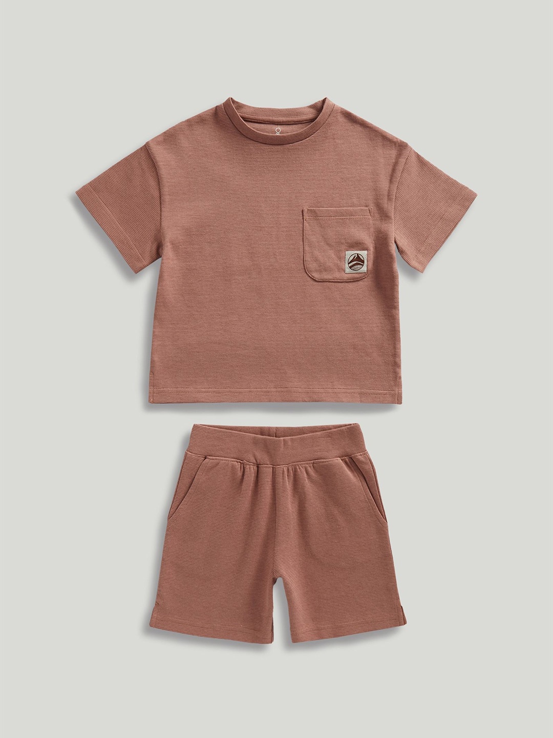 

mothercare Boys T-shirt with Shorts, Brown