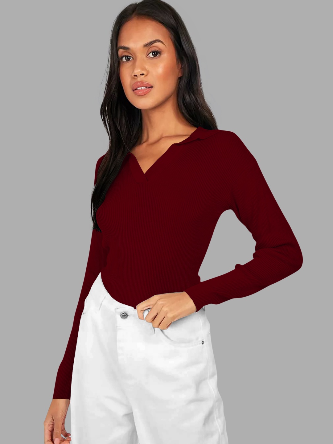 

Dream Beauty Fashion Top, Maroon