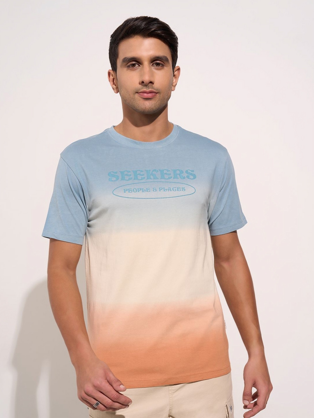 

7 Alt by Pantaloons Men T-shirt, Off white