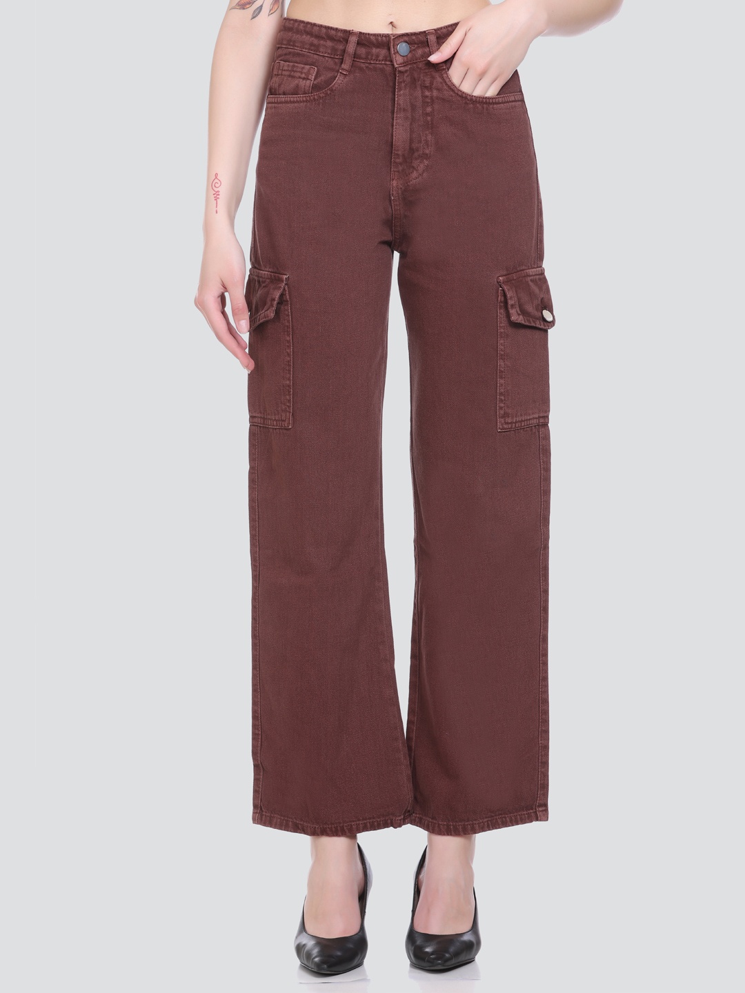 

The Roadster Lifestyle Co Pure Denim Casual Jeans, Brown