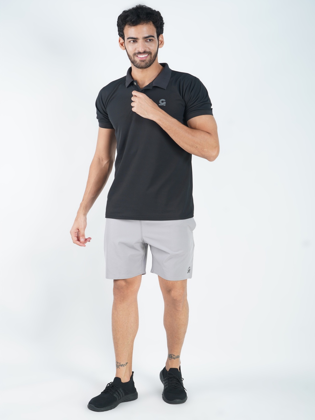 

GOTO Men Training or Gym Sports Shorts, Grey