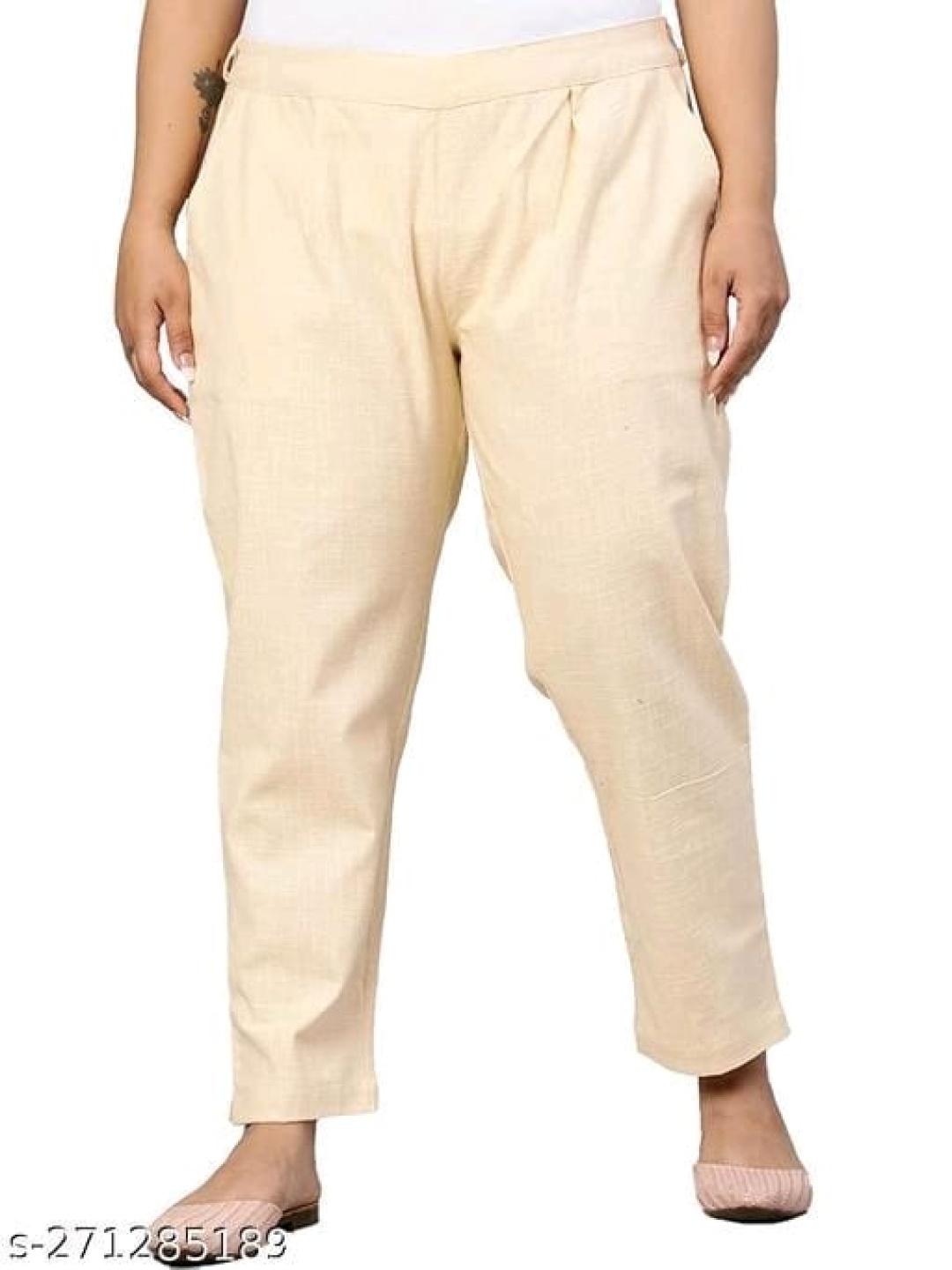 

OUTER WEAR AYAM EXPORTS Women Pleated Trousers, Multi