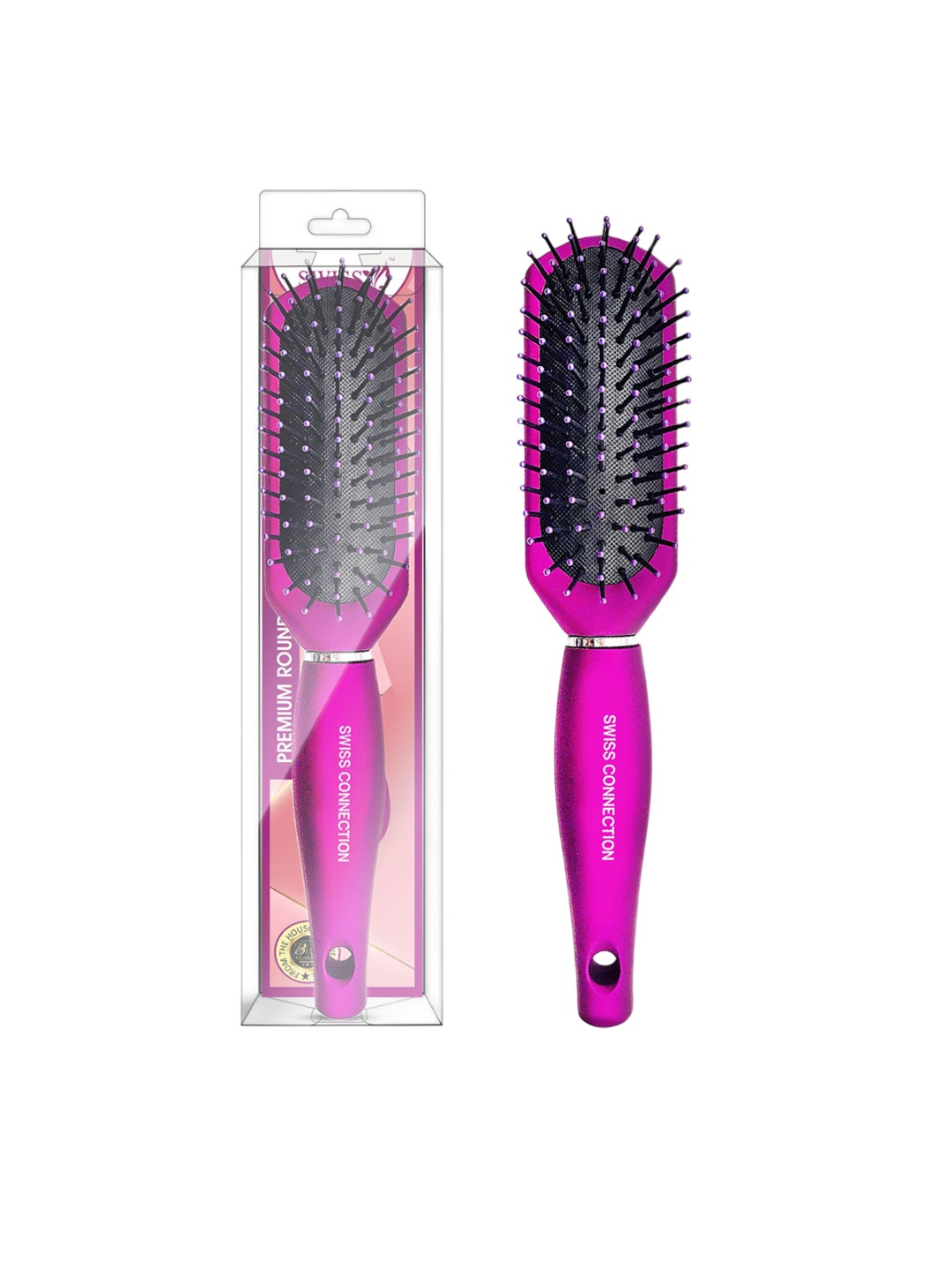 

Swiss Connection Unisex Premium Hair Styling Brush - 106 Pink