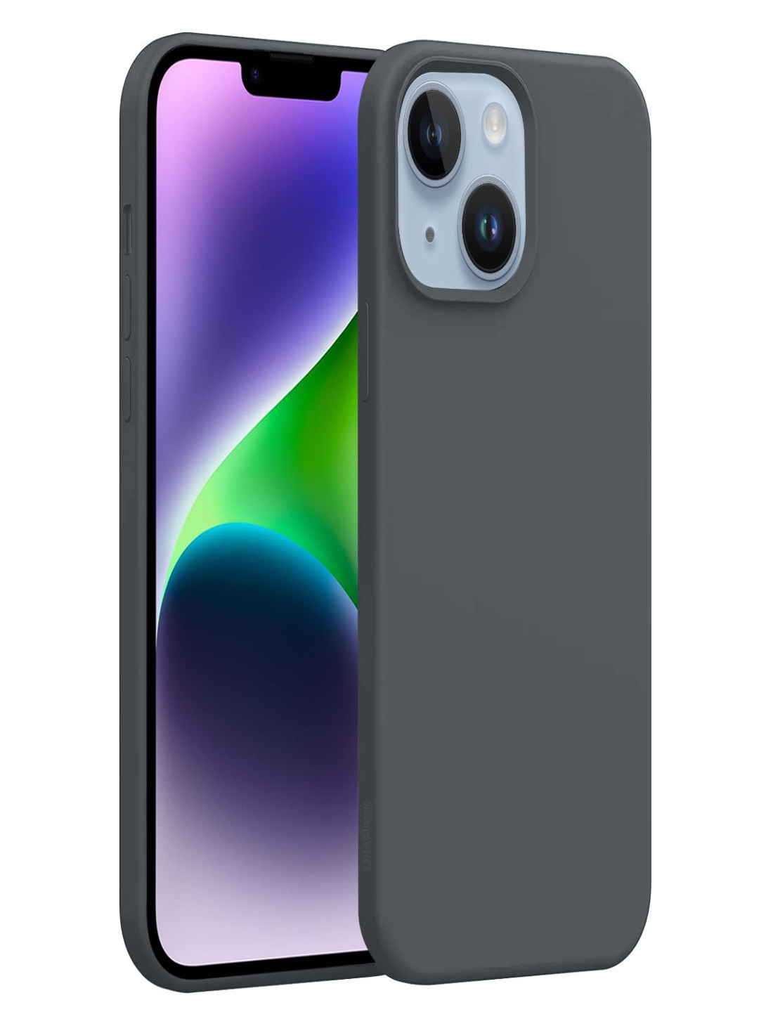 

LIRAMARK Solid Printed iPhone 14 Back Case Mobile Accessories, Grey