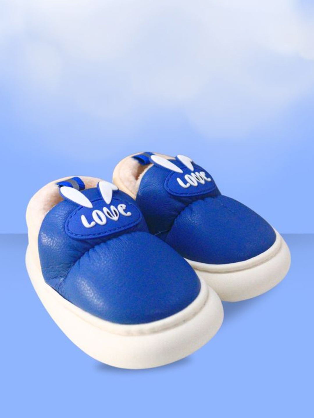 

MOON MAMA Unisex Kids Colourblocked Leather Driving Shoes, Blue