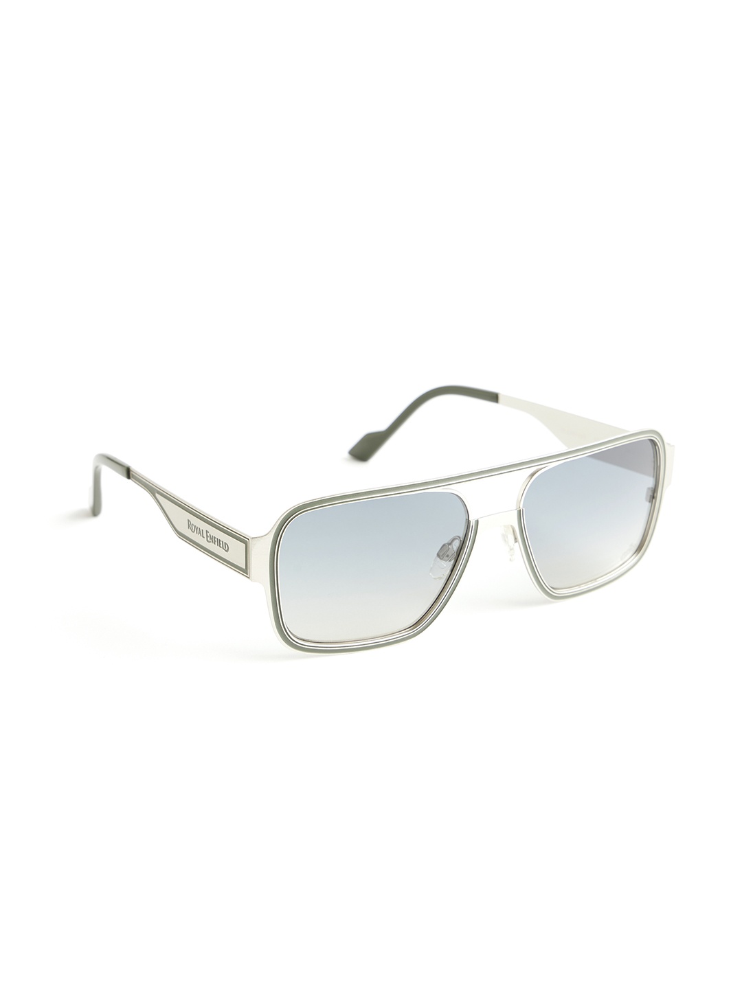 

Royal Enfield Men Square Sunglasses with UV Protected Lens, Grey