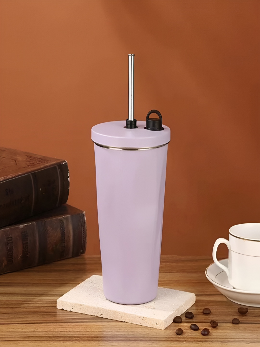 

YELONA Lavender Single Stainless Steel Solid Double Wall Vacuum Water Bottle