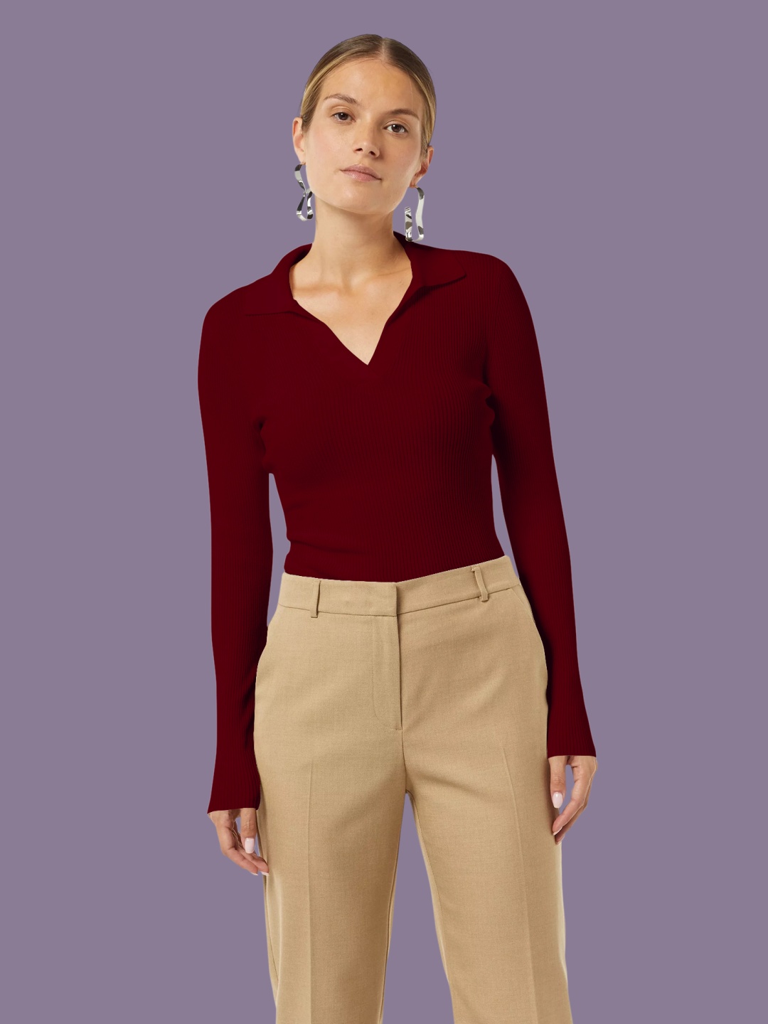

Dream Beauty Fashion Top, Maroon