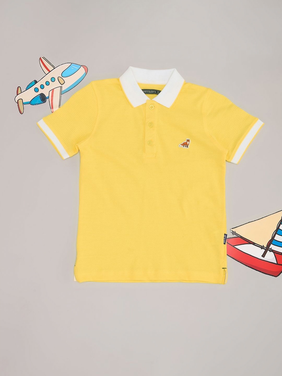 

Pantaloons Junior Boys T-shirt, Yellow