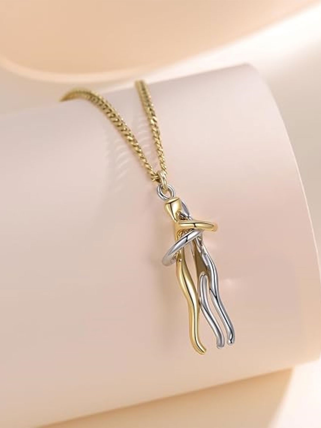 

SUBHAGALANKAR Gold Plated Pendant With Chain