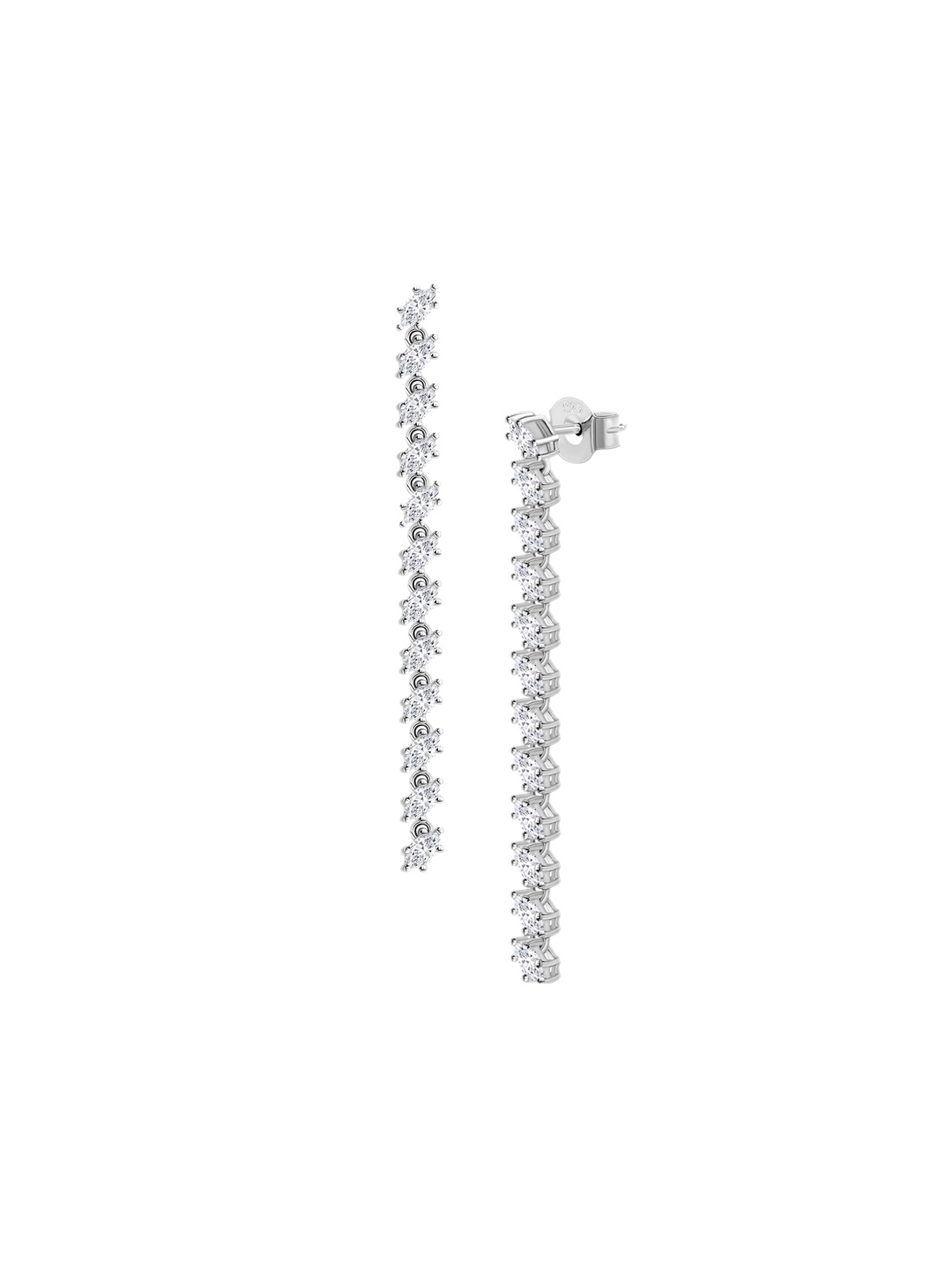 

Ornate Jewels Classic Drop Earrings, White
