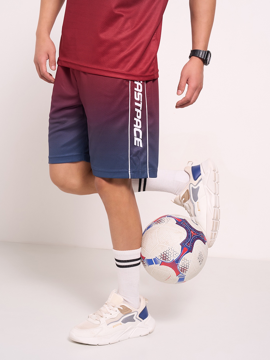 

Ajile by Pantaloons Men Printed Outdoor Fashion Shorts, Navy blue
