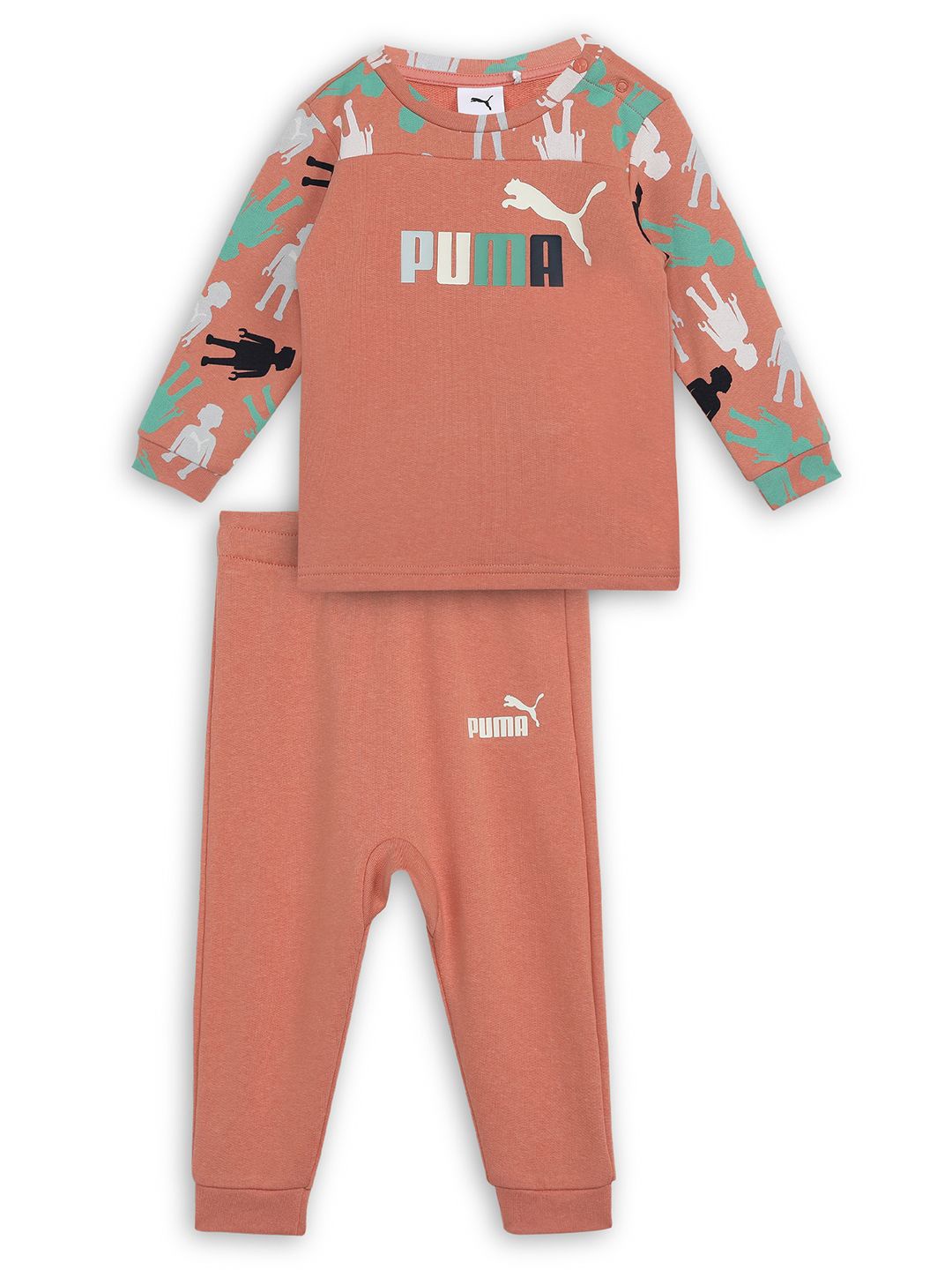 

Puma x Playmobil Toddlers Crew-Neck Sweatshirt & Joggers Set, Pink