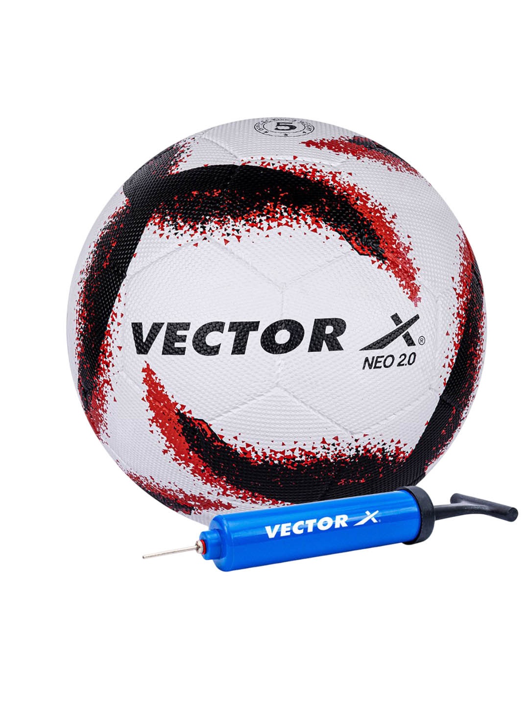 

VECTOR X Neo 2.0 Rubber Moulded Football With Pump, White