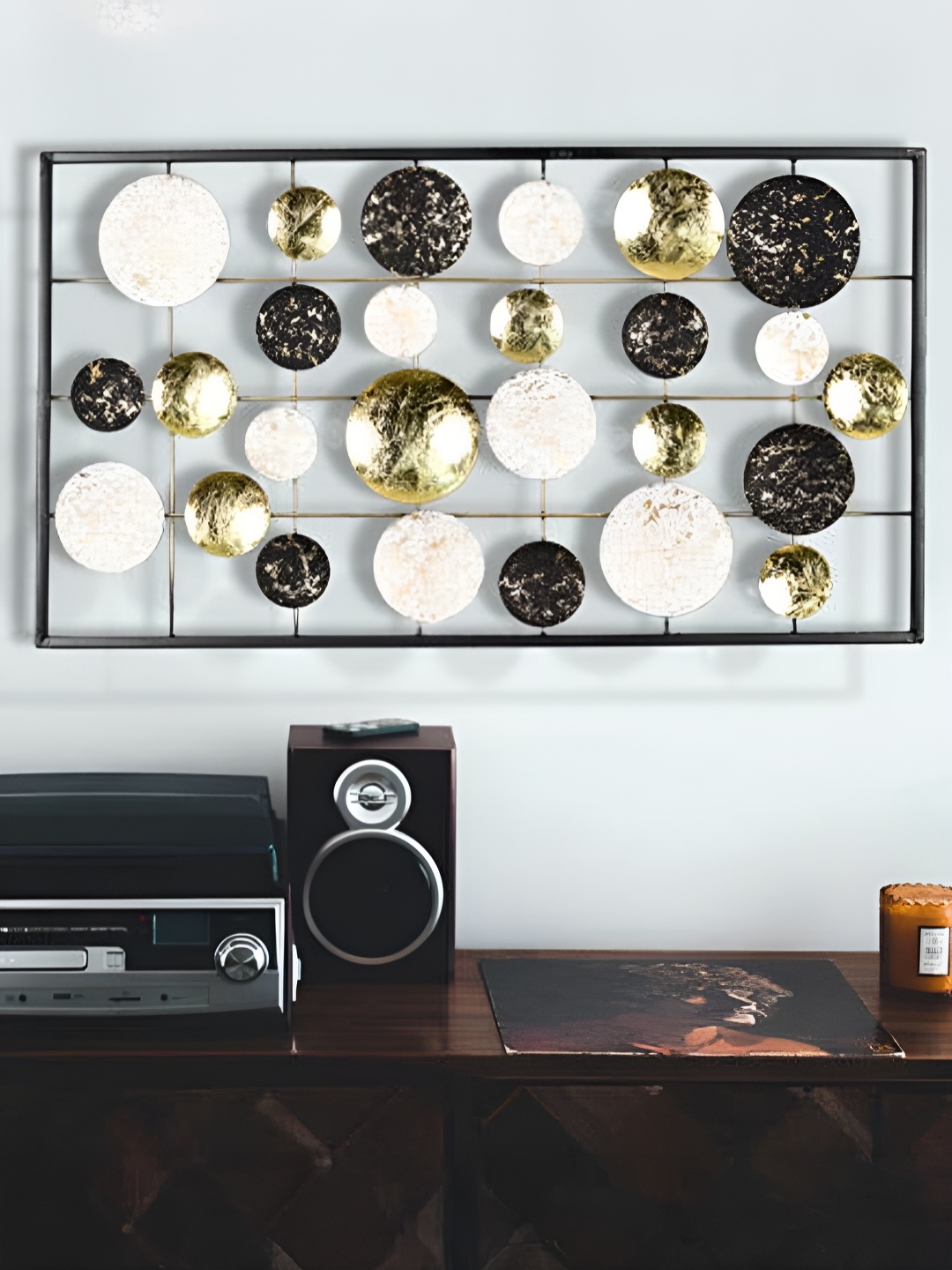 

Royaloak Textured Metal Wall Hangings, Gold