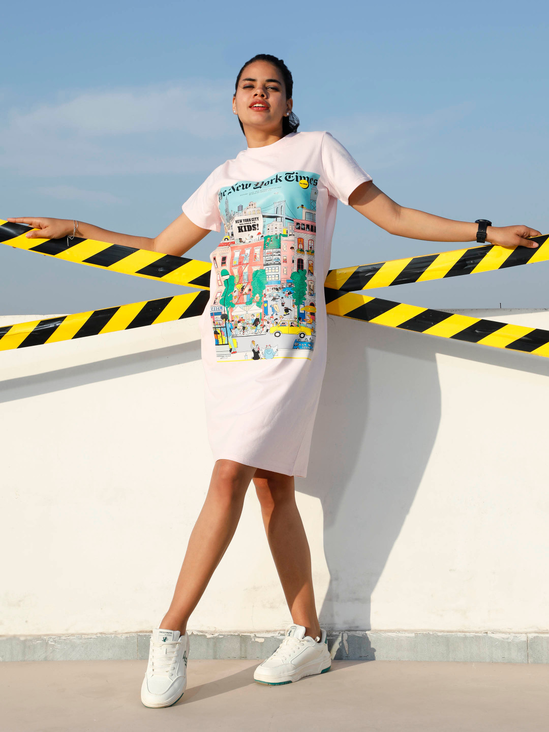 

Athena Unapologetic Print T-shirt Dress, Pink