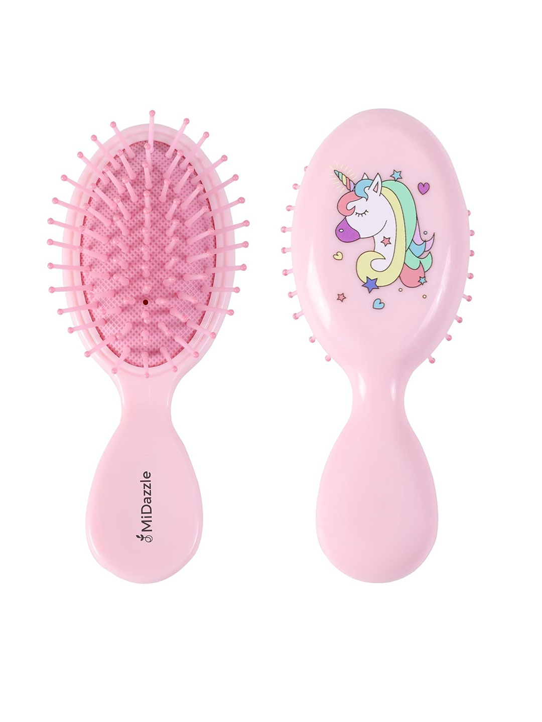 

Omidazzle Unicorn Baby Paddle Hair Brush - Pink - MIHB00020