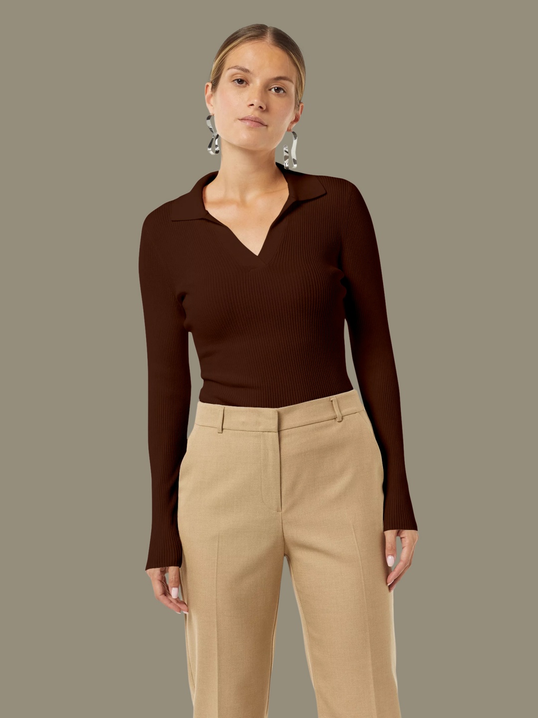 

Dream Beauty Fashion Top, Brown