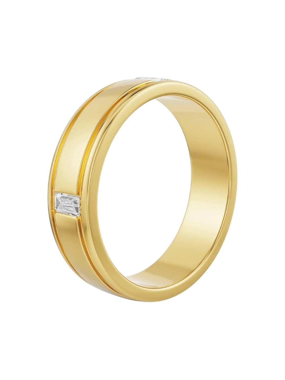

Emori Classic Emerald Men's Diamond Ring, Gold
