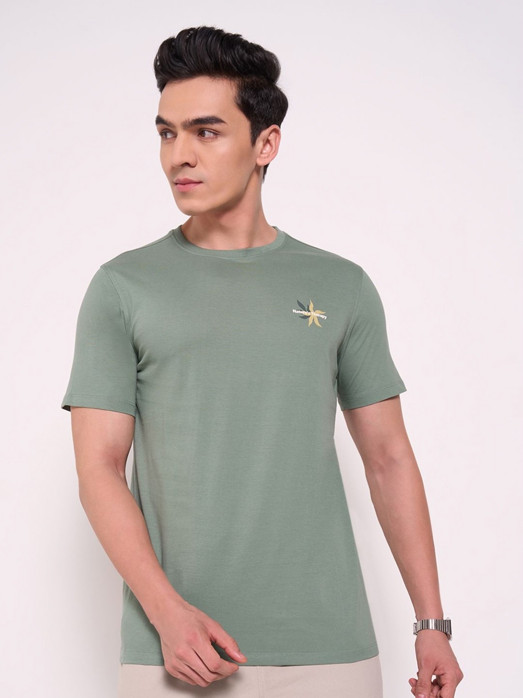 

7 Alt by Pantaloons Men T-shirt, Grey