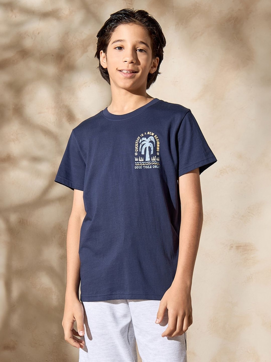 

max Boys Pockets T-shirt, Blue