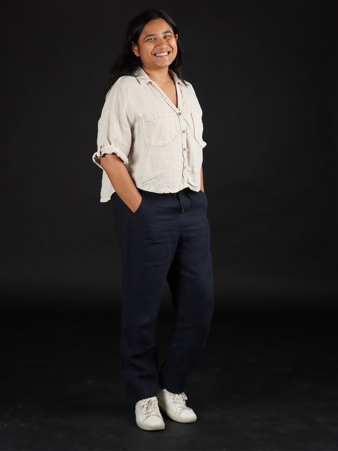 

Rimore Linen Shirt With Trouser, Beige