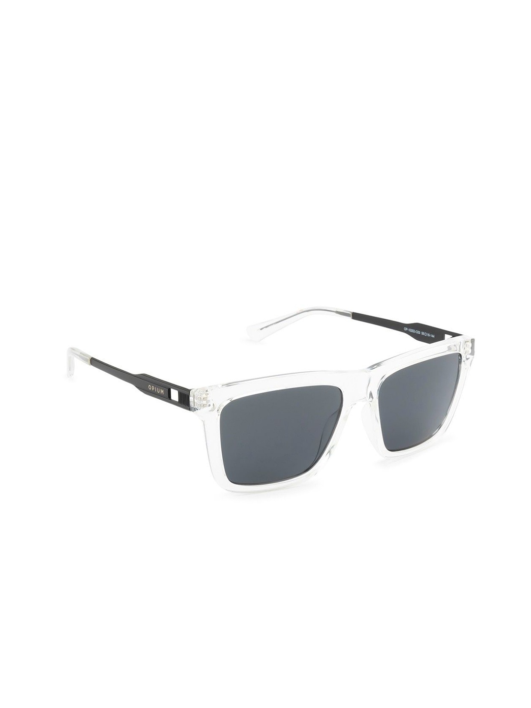 

OPIUM Men Wayfarer Sunglasses with UV Protected Lens, Grey