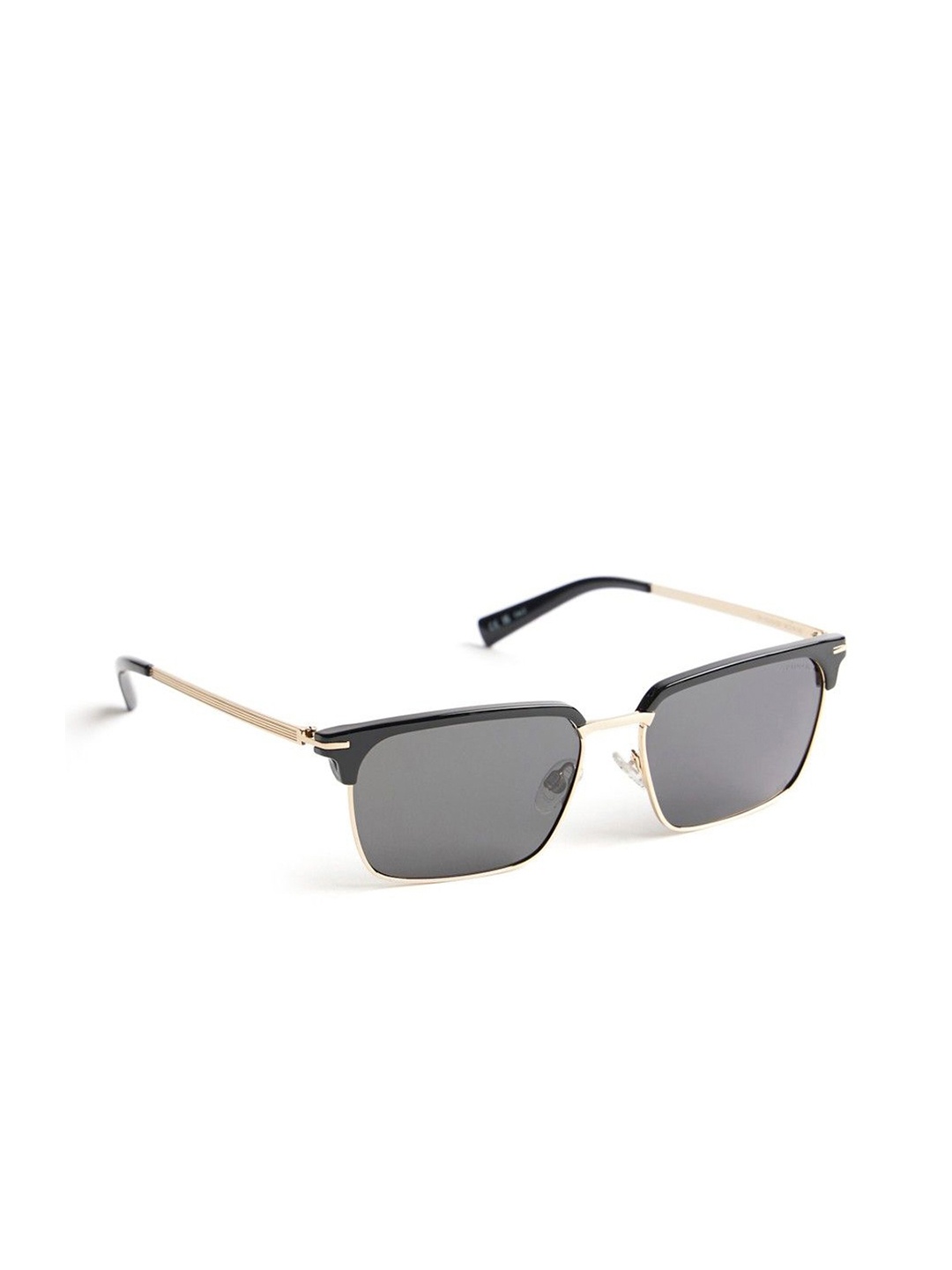 

OPIUM Men Square Sunglasses with Polarised and UV Protected Lens, Grey