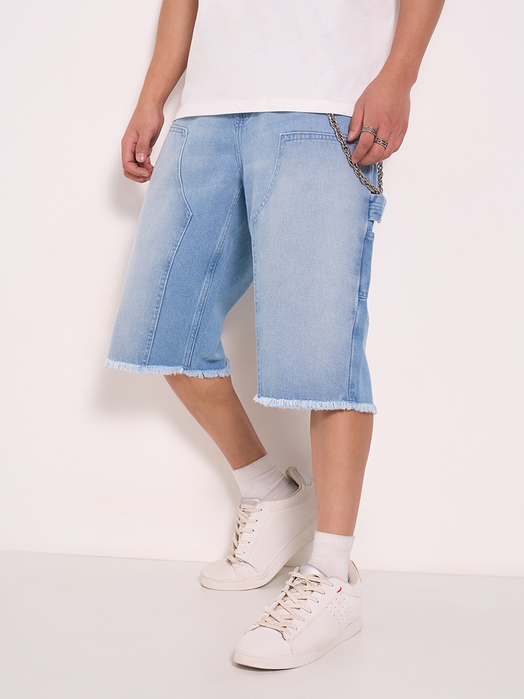 

SF JEANS by Pantaloons Men Loose Fit Fashion Shorts, Blue