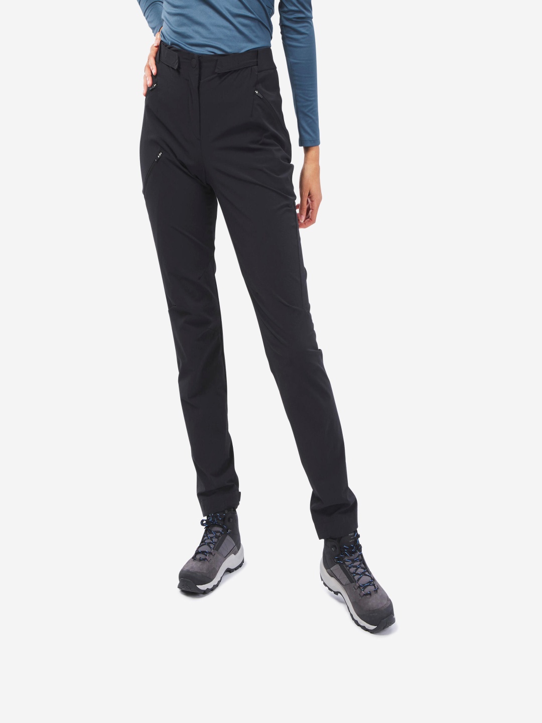 

Quechua By Decathlon Womens Hiking Trousers, MH500, Black
